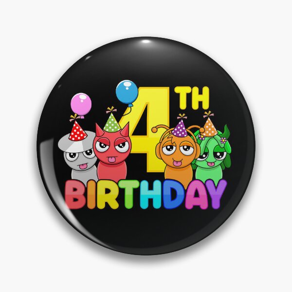 Item preview, Sprunkies 4th Birthday Characters designed and sold by Gamify Store.