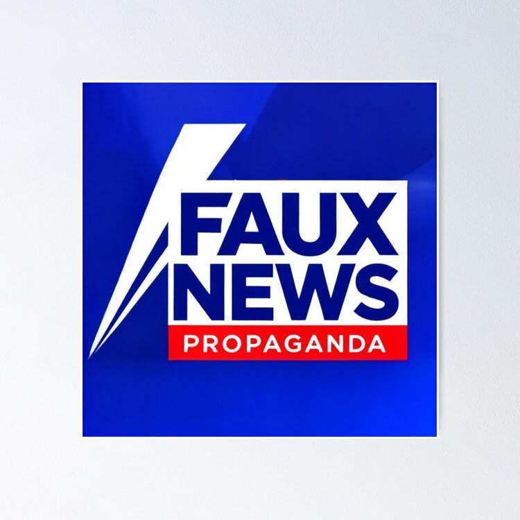 Faux News Propaganda  Sticker