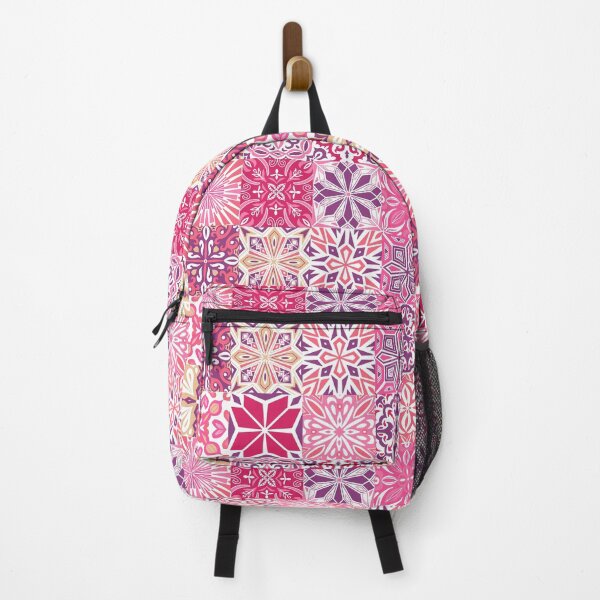 Item preview, Azuleo tiles in Magenta and purple designed and sold by EllilaDesigns.