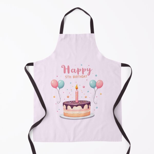 Item preview, Pastel Happy 5th Birthday designed and sold by Itsheartshop.