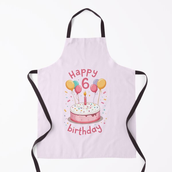 Item preview, Pastel Happy 6th Birthday designed and sold by Itsheartshop.