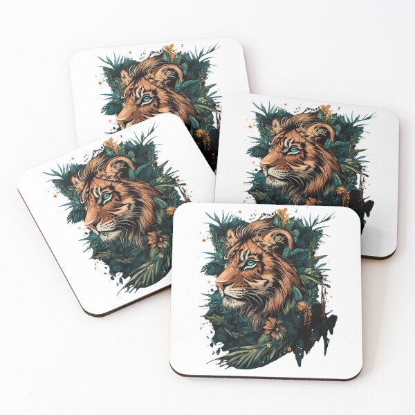 Item preview, Wild Lion designed and sold by NicolasGlowArt.