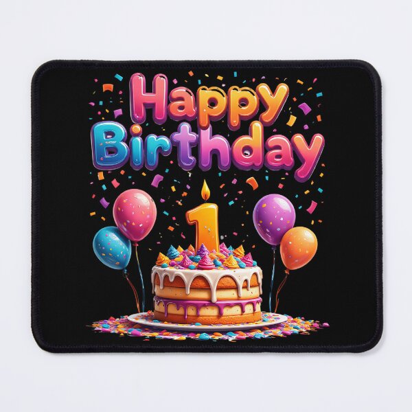 Item preview, Vibrant Happy 1st Birthday designed and sold by Itsheartshop.