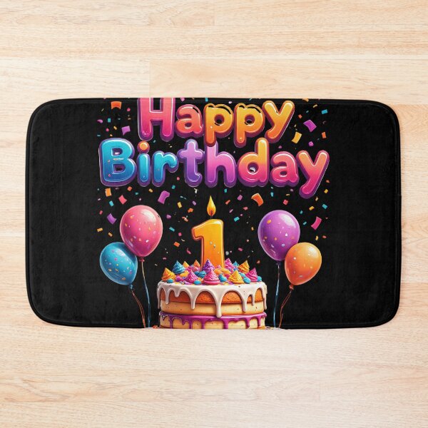 Item preview, Vibrant Happy 1st Birthday designed and sold by Itsheartshop.