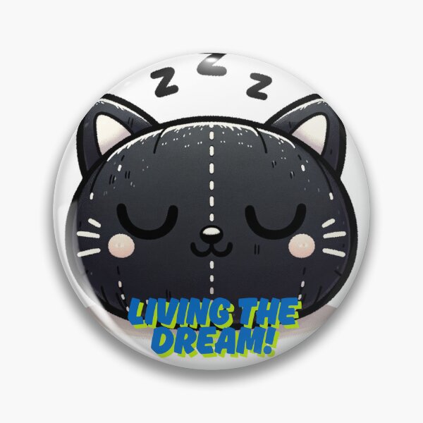 Artikelvorschau, Chubby Black Cat Napping entworfen und verkauft von VividDreamsArt.