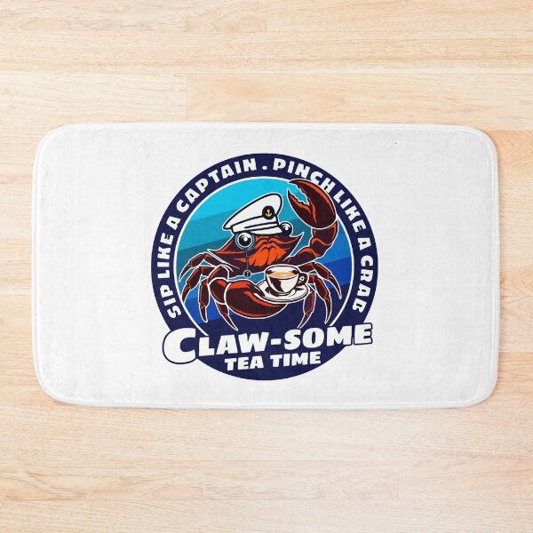 Item preview, Clawsome tea time captain crab designed and sold by Graffik-Peeps.