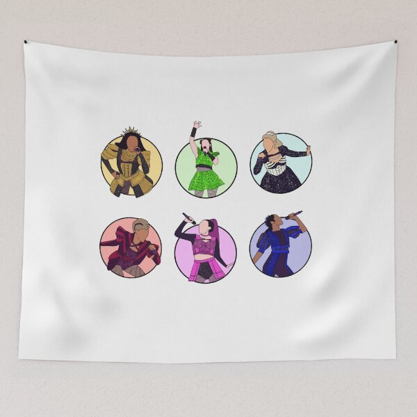 Item preview, Six the Musical Icons designed and sold by clawinyourback.