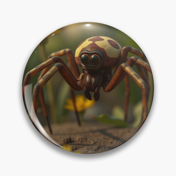 Item preview, Silly Spring Creeping Spider designed and sold by NerdscapeDC.