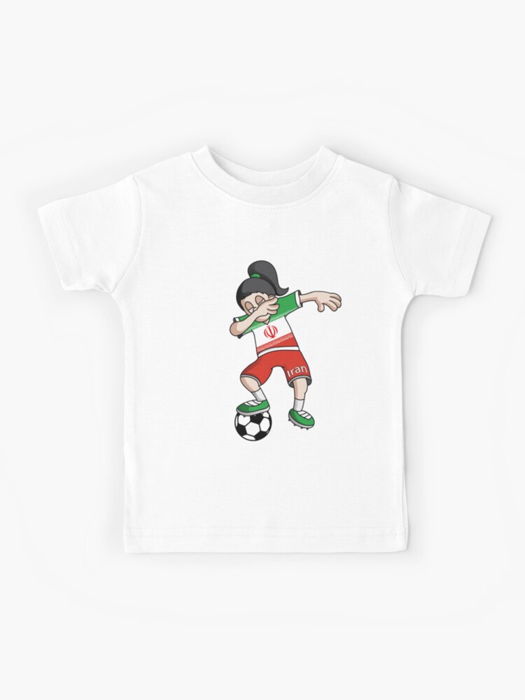 Iranian Soccer Jersey Iran Football Iran Flag Kids T-Shirt