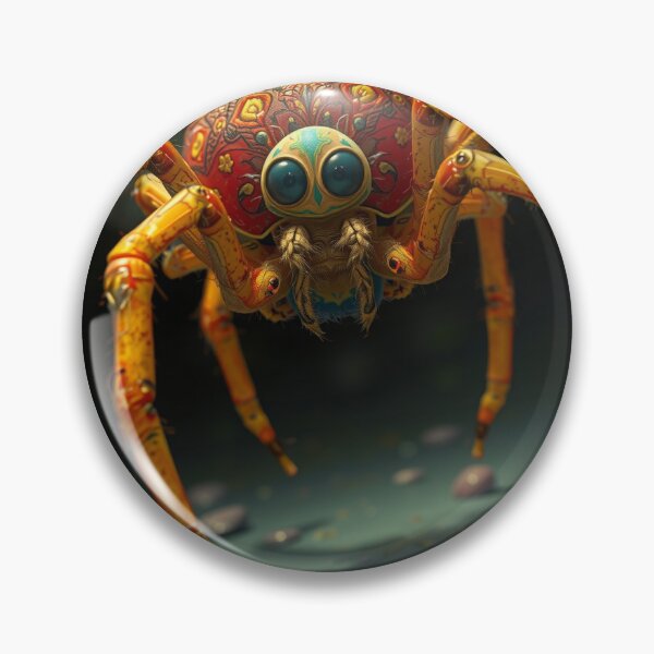 Item preview, Silly Spring Creeping Spider designed and sold by NerdscapeDC.