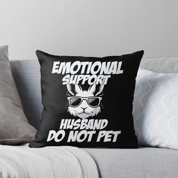 Item preview, Emotional Support Husband Do Not Pet - Bunny Dad & Mom designed and sold by Smix Pixels.