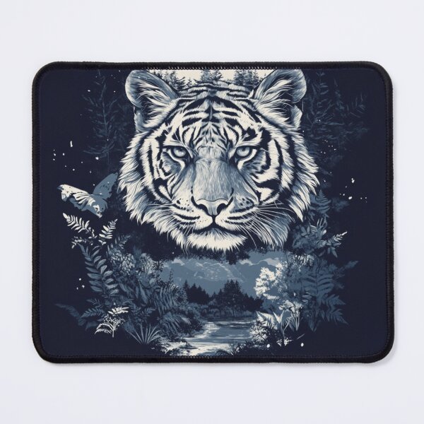Item preview, White Tiger Night designed and sold by NicolasGlowArt.