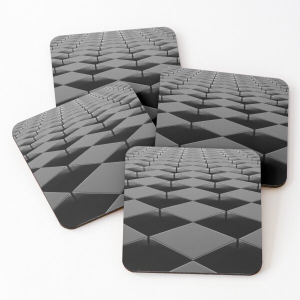 Item preview, Futuristic Heptagonal Stepping Stone Landscape Stretching To The Horizon designed and sold by Old Curiosity.