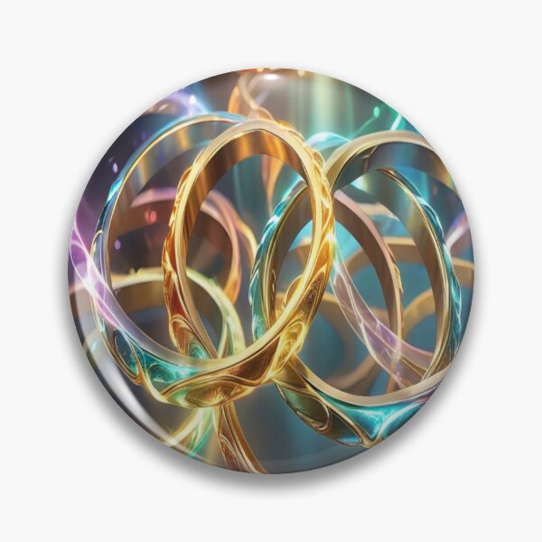 Item preview, "Rings of Power Luminescence – A Kaleidoscopic Fantasy of Light & Magic designed and sold by Artisfunforme.