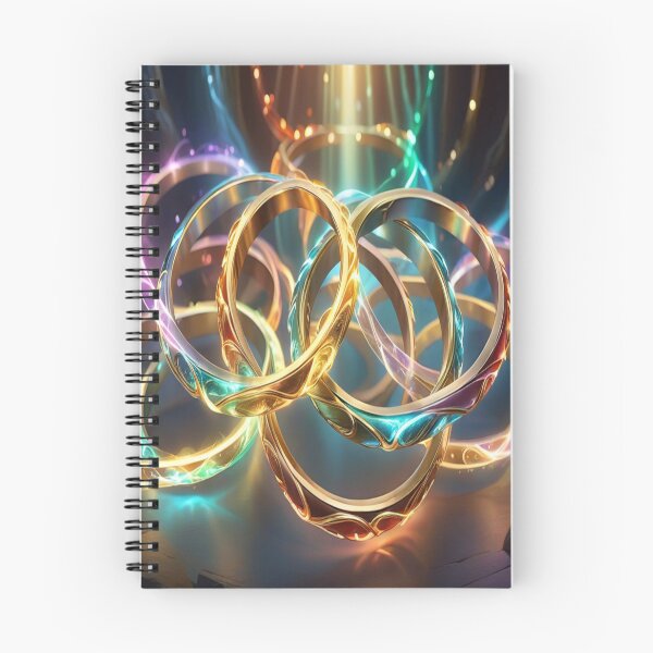 Item preview, "Rings of Power Luminescence – A Kaleidoscopic Fantasy of Light & Magic designed and sold by Artisfunforme.