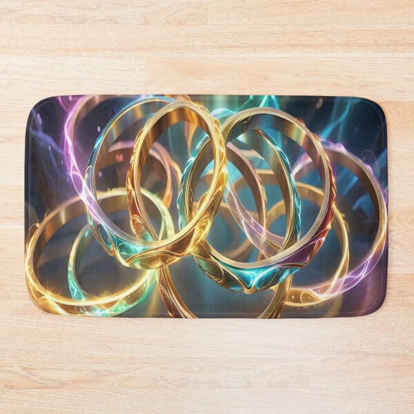 Item preview, "Rings of Power Luminescence – A Kaleidoscopic Fantasy of Light & Magic designed and sold by Artisfunforme.