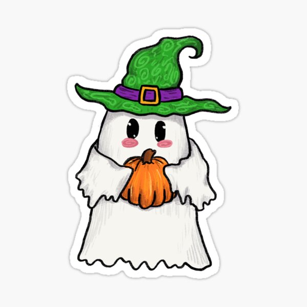 Item preview, Cute Pumpkin Ghost designed and sold by Ixorias.