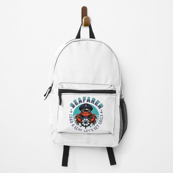 Item preview, Seafarer cute captain crab designed and sold by Graffik-Peeps.