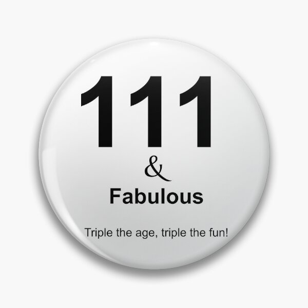 Item preview, 111 & Fabulous, Unique designed and sold by villacreativa.
