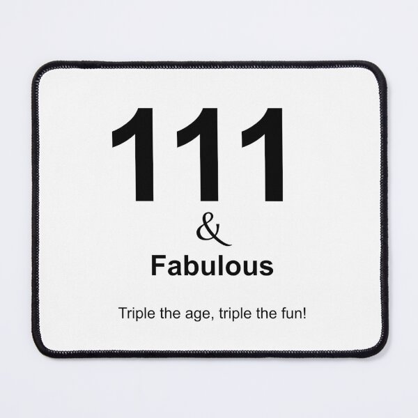Item preview, 111 & Fabulous, Unique designed and sold by villacreativa.