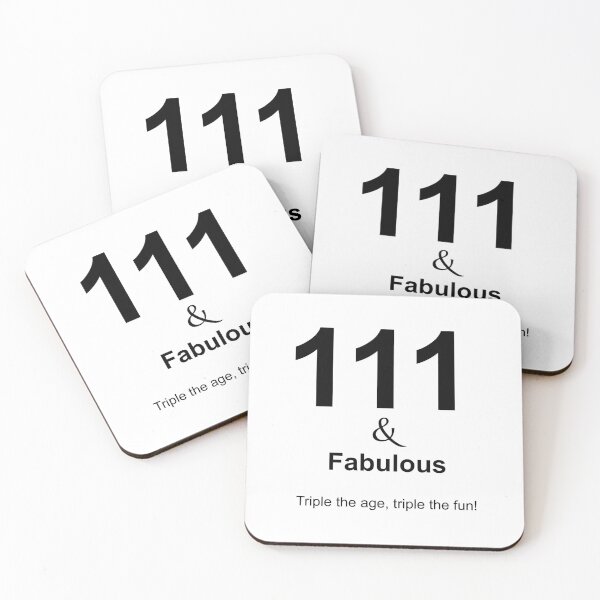 Item preview, 111 & Fabulous, Unique designed and sold by villacreativa.
