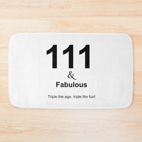 Item preview, 111 & Fabulous, Unique designed and sold by villacreativa.