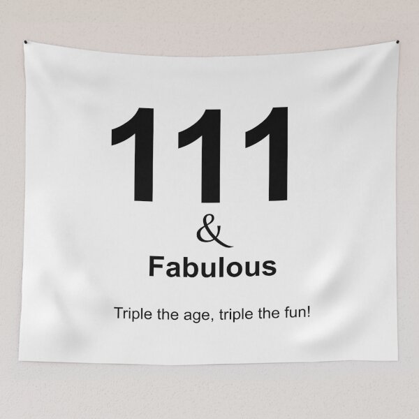 Item preview, 111 & Fabulous, Unique designed and sold by villacreativa.