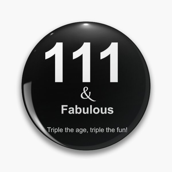 Item preview, 111 & Fabulous, Unique designed and sold by villacreativa.