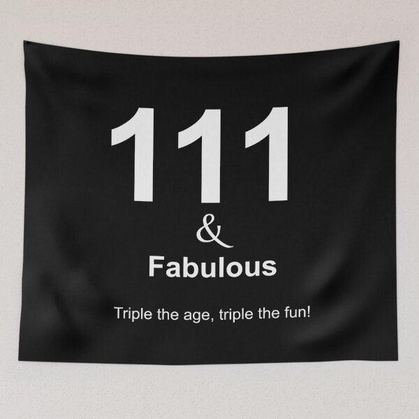 Item preview, 111 & Fabulous, Unique designed and sold by villacreativa.