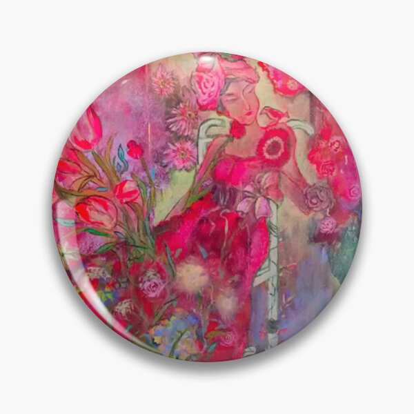 Item preview, Lady in Pink designed and sold by Josefien Stoppelenburg Art .