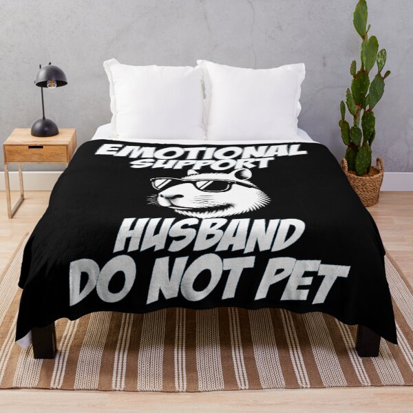 Item preview, Emotional Support Husband Do Not Pet - Capybara Dad & Mom designed and sold by Smix Pixels.