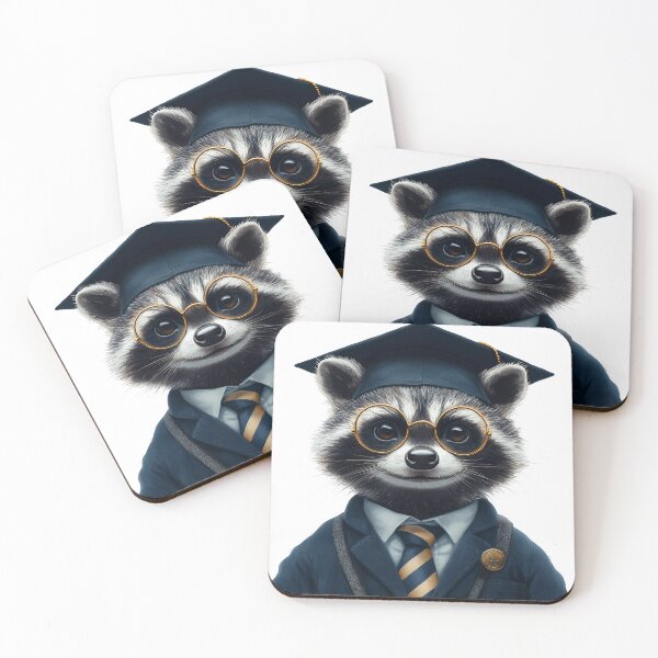 Item preview, Graduation Raccoon Design | Cute Graduate Animal Artwork designed and sold by CraftsEtc.