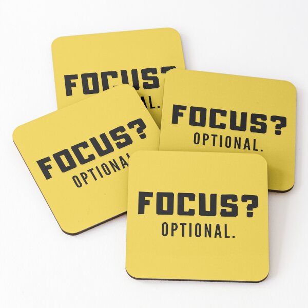 Item preview, Focus? Optional. Adhd neurodiversity autism spectrum awareness  designed and sold by bloomandbliss.