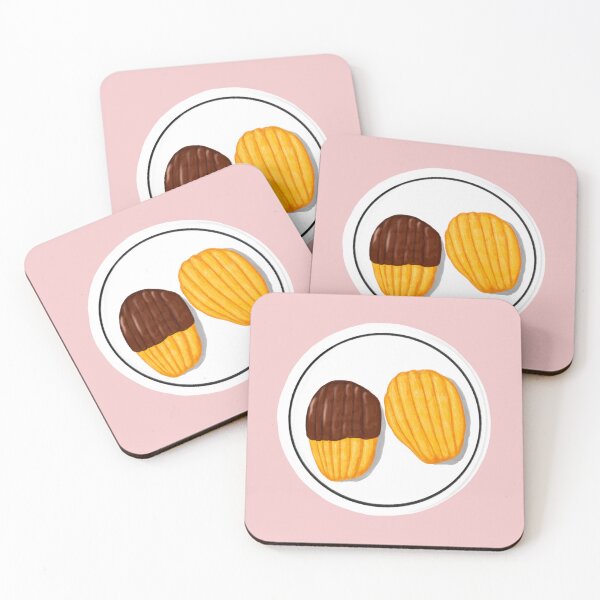 Item preview, Madeleines, chocolate, on a plate designed and sold by AdventuresOy.
