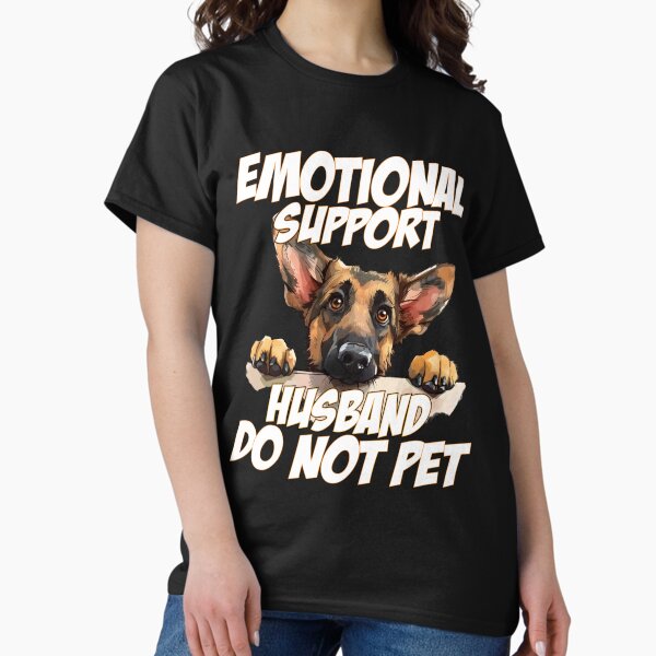 Item preview, Emotional Support Husband Do Not Pet - German Shepherd  Dad & Mom  designed and sold by Smix Pixels.