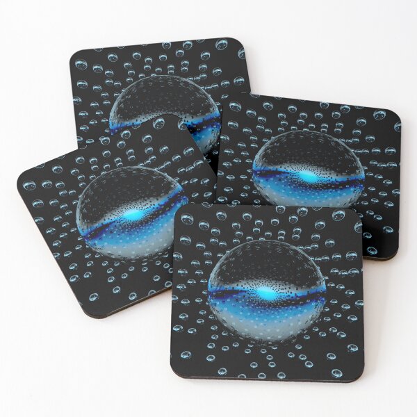 Item preview, Strange Blue Alien Orbs Moving Through Space In A Future Universe - Orbs Emitting A Soft Blue Light  designed and sold by Old Curiosity.