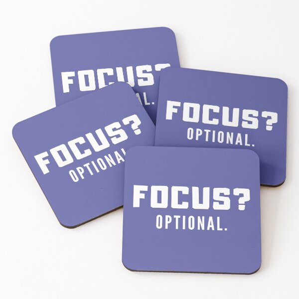 Item preview, Focus? Optional. Adhd neurodiversity autism spectrum awareness  designed and sold by bloomandbliss.