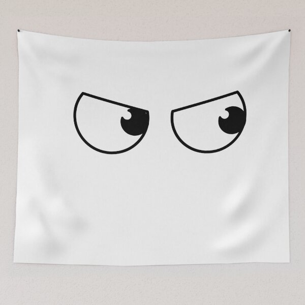 Item preview, Grumpy Gaze – Bold Cartoon Eyes designed and sold by TiggsnPigsArt.