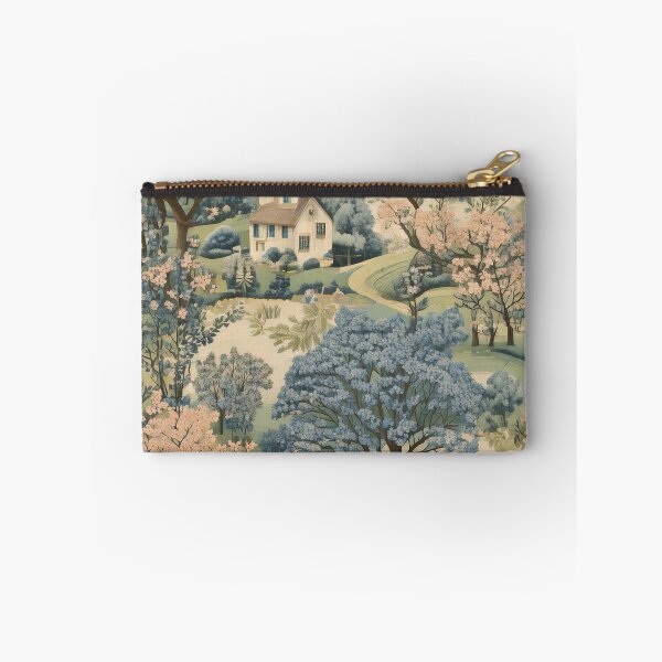 Item preview, classic toile-inspired floral countryside scene designed and sold by Designbes.