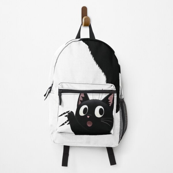 Artikelvorschau, Surprised Black Cat on the Wall entworfen und verkauft von VividDreamsArt.