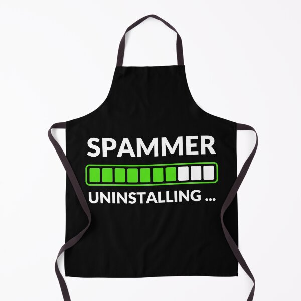 Item preview, Spammer Uninstalling | Funny Tech & Anti-Spam Design | Meme Sarcastic Satire designed and sold by ExploreTheStore.