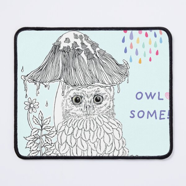 Item preview, Owlsome, Cute Owl Hand-drawn Illustration Stickers and Stationary designed and sold by binnakimart.