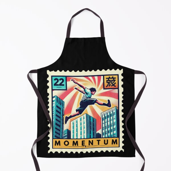 Item preview, Sello postal retro de Momentum Parkour, diseño estético japonés de freerunning urbano designed and sold by No1RetroStamps.