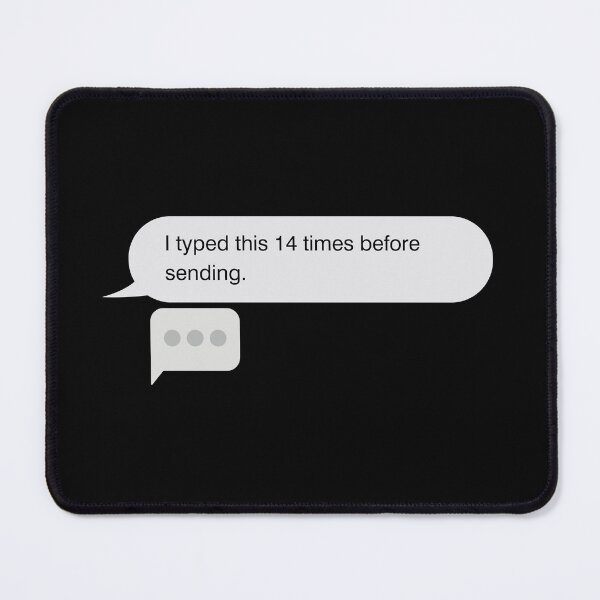 Item preview, iPhone text bubble message style - Overthinking and Anxiety designed and sold by mimiscreativity.