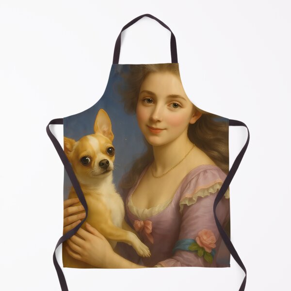 Item preview, Rococo Dream: A Chihuahua's Tender Gaze designed and sold by DeenaDee.