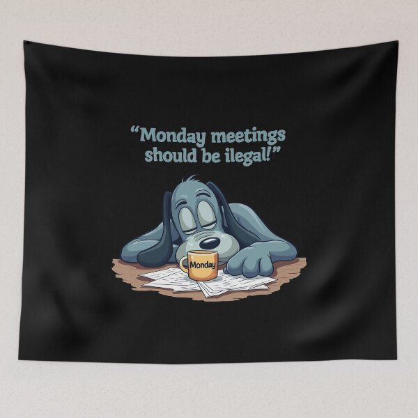 Item preview, Monday Morning Blues designed and sold by UnicornDreamers.