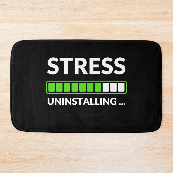 Item preview, Stress Uninstalling | Funny Relaxation & Mental Health Design | Meme Sarcastic Satire designed and sold by ExploreTheStore.