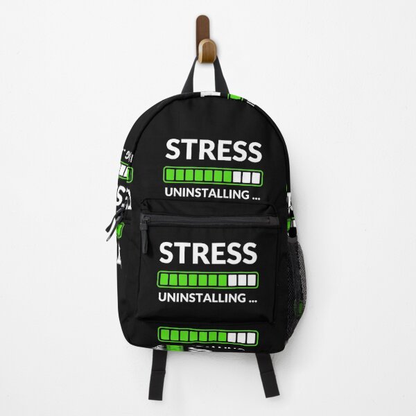 Item preview, Stress Uninstalling | Funny Relaxation & Mental Health Design | Meme Sarcastic Satire designed and sold by ExploreTheStore.