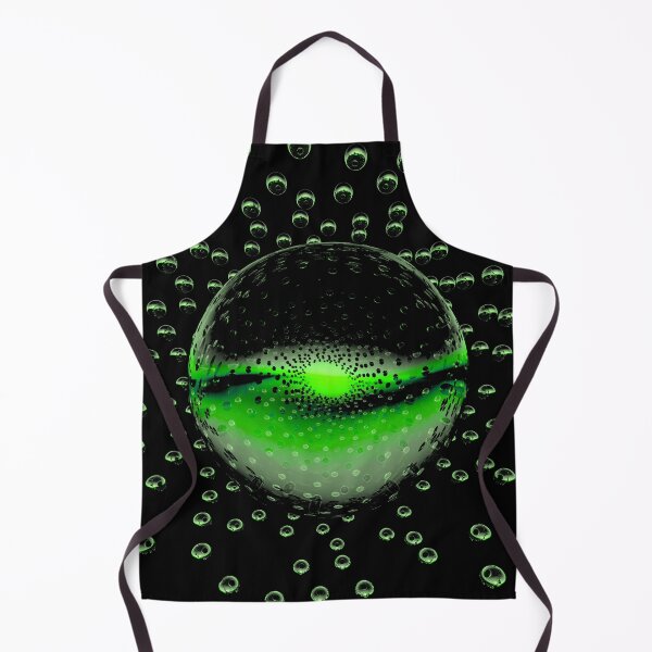 Item preview, Strange green alien orbs moving through space in a futuristic universe designed and sold by Old Curiosity.
