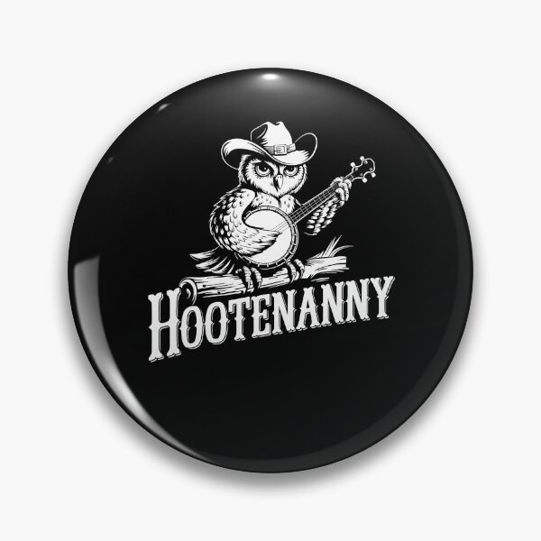 Item preview, Hootenanny Owl Playing Banjo Country Music Cottagecore designed and sold by MTRBSK11.